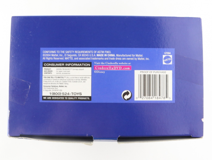 cendrillon4 Hidden Treasures Carriage Playset