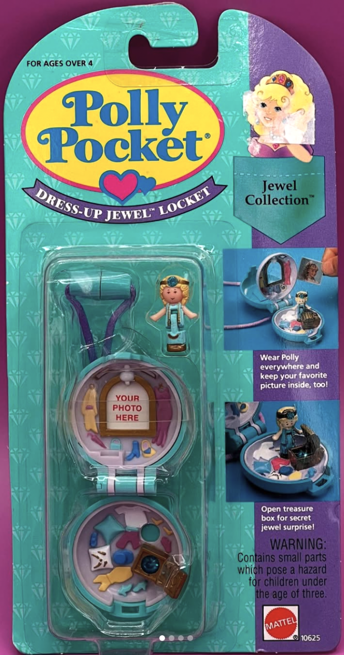 1992 Dress Up Jewel Locket1 Princess Polly in her Dressing Up Locket