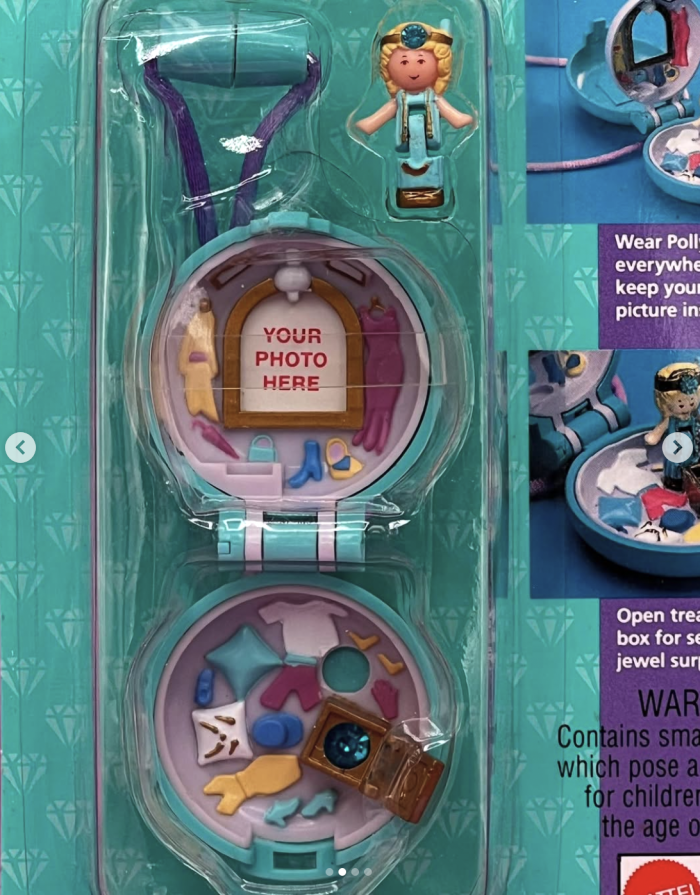 1992 Dress Up Jewel Locket2 Princess Polly in her Dressing Up Locket