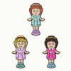 2024 - Lot de 3 pin's Polly Pocket