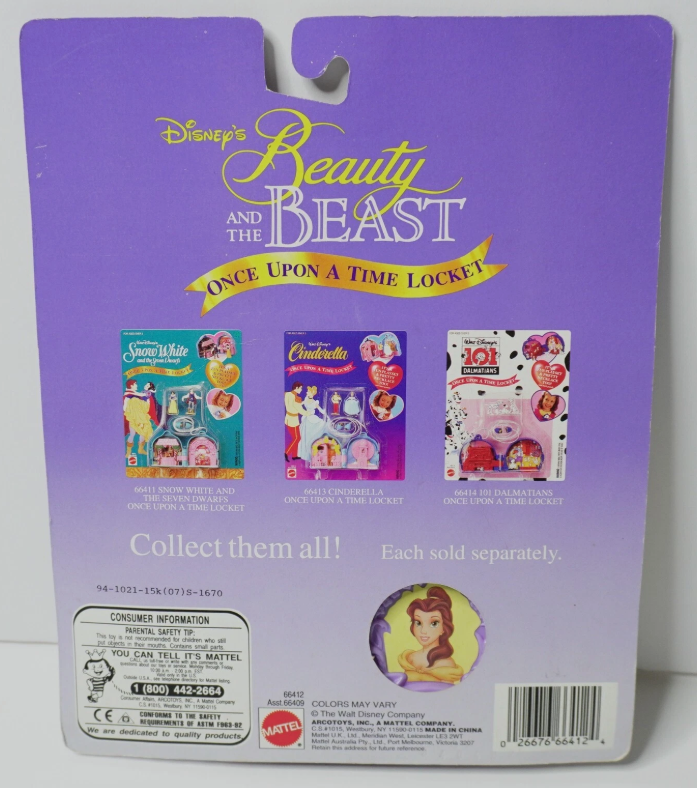 Beauty and the Beast - Once Upon A Time Locket - 1996