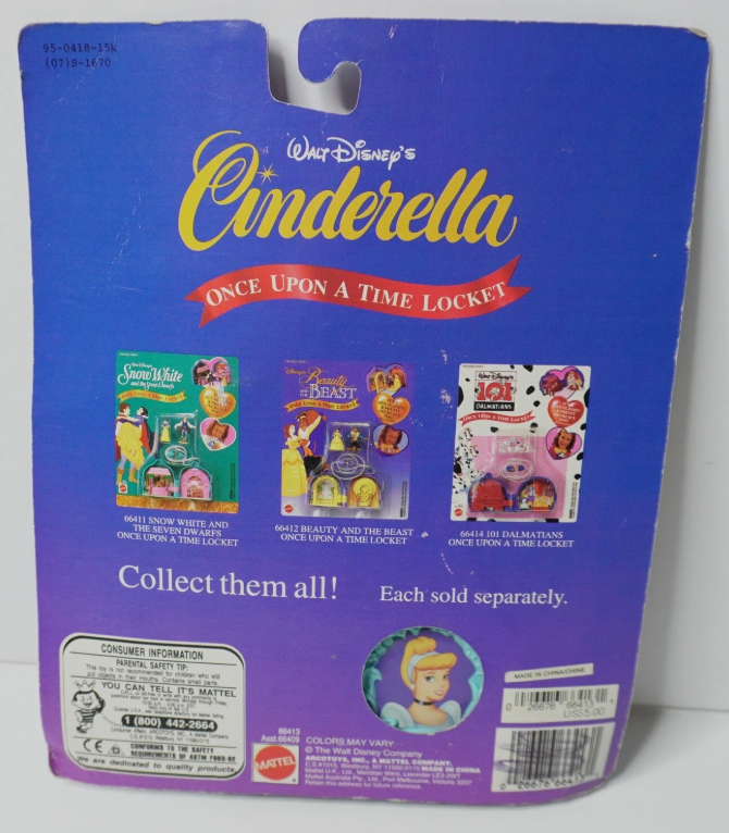 c-ouat2 Cinderella- Once Upon A Time Locket - 1990