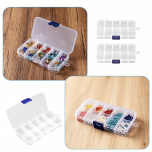 miniboites-empilables Mini boîtes transparentes empilables pour accessoires Polly Pocket