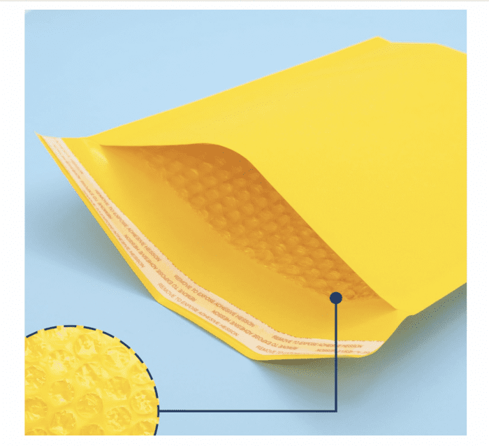 enveloppe-papier-bulles Enveloppes à bulles renforcées pour expédier les Polly Pocket