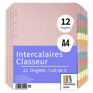 Intercalaires de classement