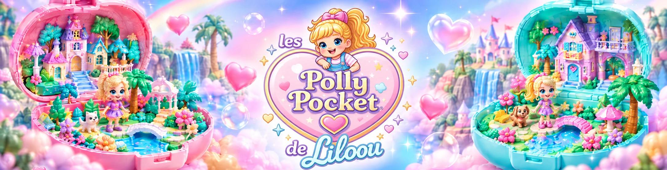 Les Polly Pocket de Liloou : un monde de coffrets miniatures magiques